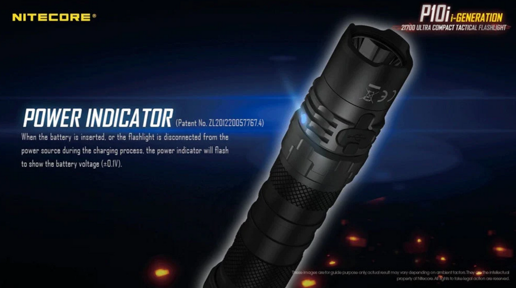 Nitecore P10i 1800 Lumen USB-C Rechargeable Flashlight